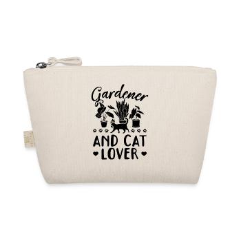 Gardening Gardener and cat lover - Organic Pouch - nature - Front