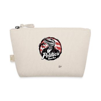 Lizard in a suit: Politics is annoying - Organic Pouch - nature - Front