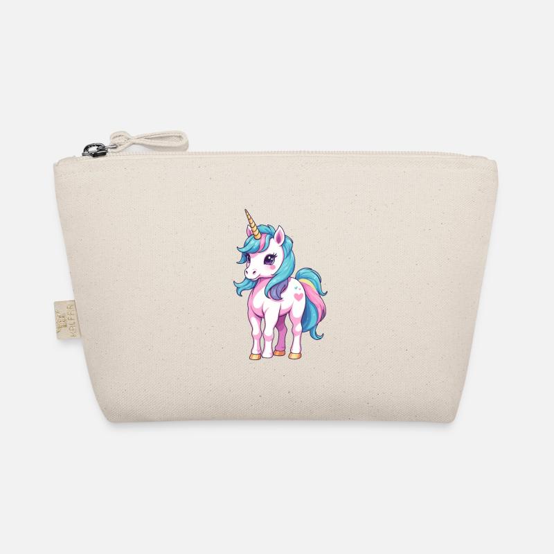 Couleurs pastel de conception de licorne unique Trousse biologique