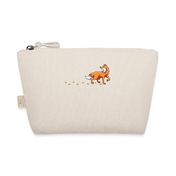 Fox Lover Fox Tracks Foxes Footprints Trail - Organic Pouch - nature - Front