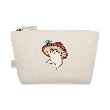 Cute Mushroom Catches Butterfly Kids Mushrooms - Organic Pouch - nature - Front