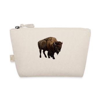 Buffalo American Bison Bovinae Lover Bison - Organic Pouch - nature - Front
