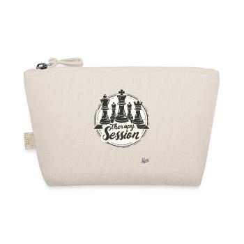 My therapy is a game of chess - Organic Pouch - nature - Front
