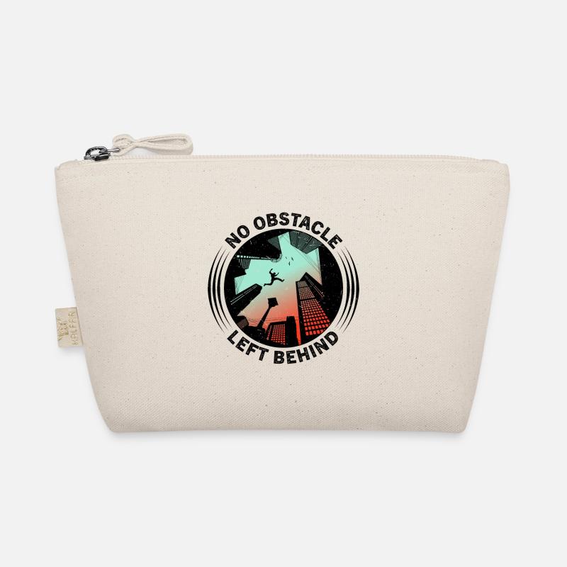 Witziger Parkour Spruch Bio-Täschchen