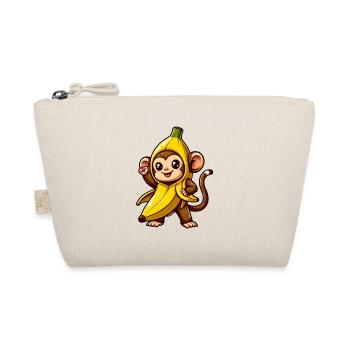 Banana Monkey - Organic Pouch - nature - Front