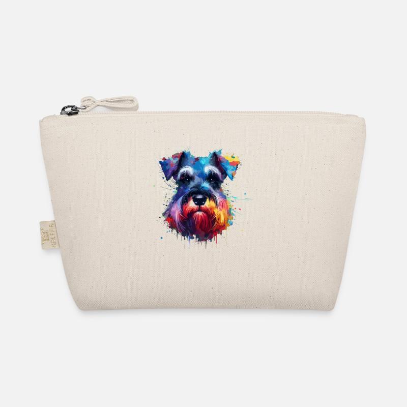 Éclaboussures colorées Schnauzer géant Schnauzers Trousse biologique