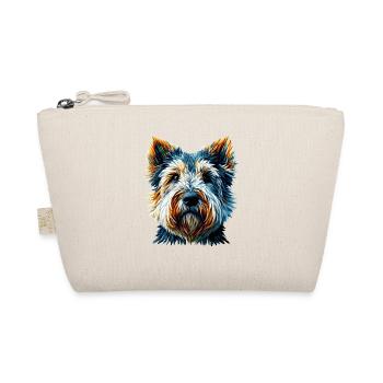 Polygon Art Glen Of Imaal Terrier Terriers - Organic Pouch - nature - Front