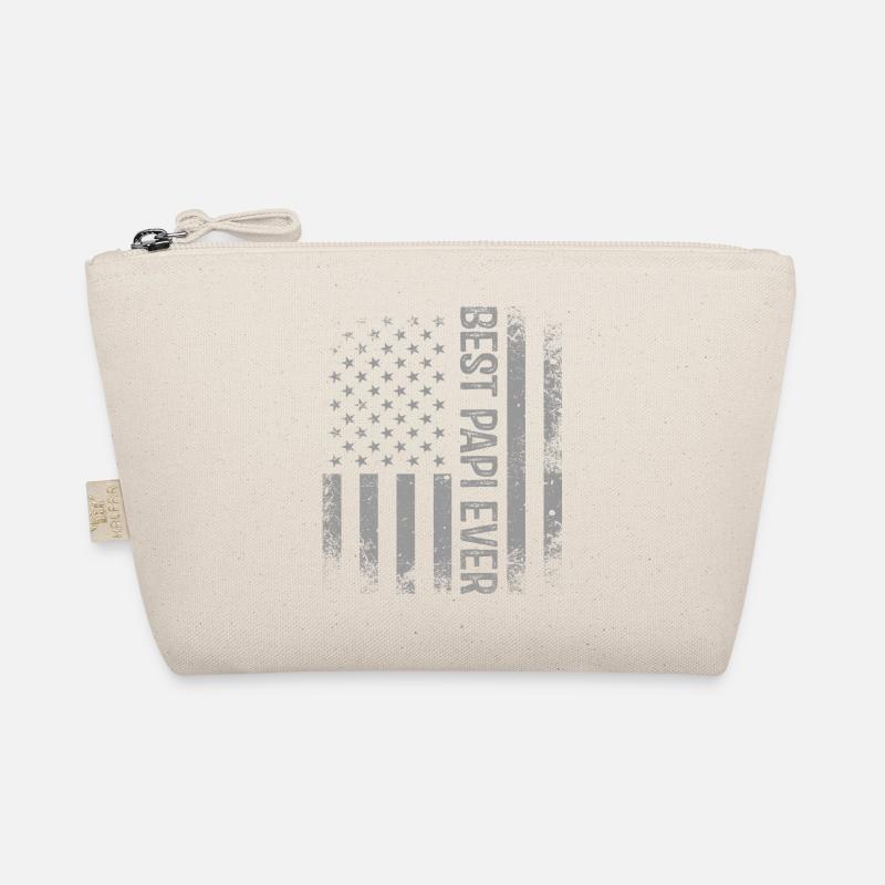 Bester Papi aller Zeiten Vatertag der US-amerikanischen Flagge Bio-Täschchen