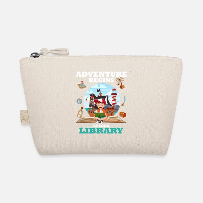 Reading is everywhere, adventure begins in the library Organic Pouch