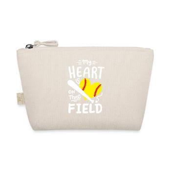 Softball Mama Papa - Bio-Täschchen - Natur - Vorne
