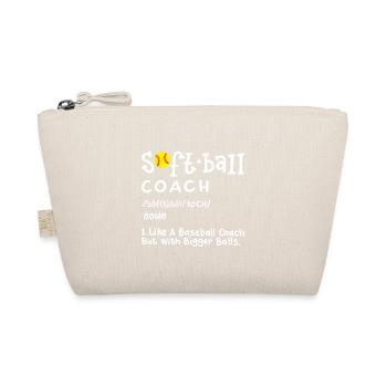 Softball Trainer - Bio-Täschchen - Natur - Vorne