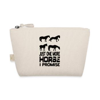 Just One More Horse I Promise Pferd Reitsport - Bio-Täschchen - Natur - Vorne