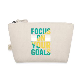 focus on your goals Shirt - Organic Pouch - nature - Front