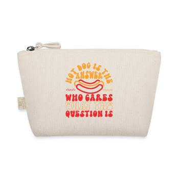 Hot Dog Adult Hot Dog Is The - Organic Pouch - nature - Front