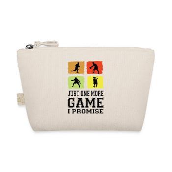 Just One More Game I Promise Basketballer Trikot - Bio-Täschchen - Natur - Vorne