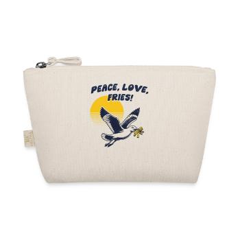 Peace Love Fries - Bio-Täschchen - Natur - Vorne