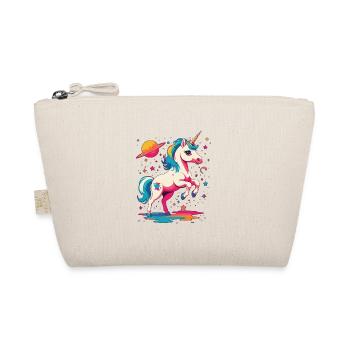 Licorne Fille Drôle Licornes Grand Design - Trousse biologique - nature - Devant