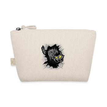 Halloween Katze Katzen Kätzchen - Bio-Täschchen - Natur - Vorne