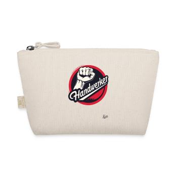 Fist in the air for craftsmen - Organic Pouch - nature - Front