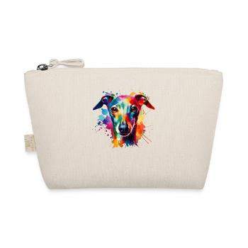 Colorful Splash Art Italian Greyhound Italian - Organic Pouch - nature - Front