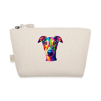 Colorful Pop Art Italian Greyhound Italian - Organic Pouch - nature - Front