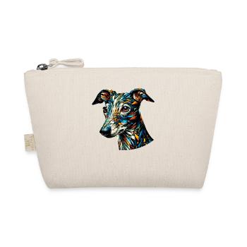 Polygon Art Italian Greyhound Italian - Organic Pouch - nature - Front