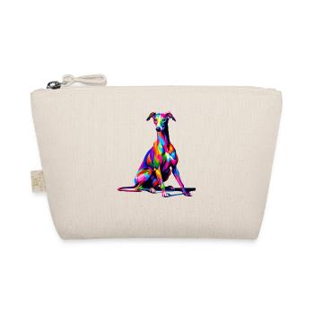 Colorful Pop Art Italian Greyhound Italian - Organic Pouch - nature - Front