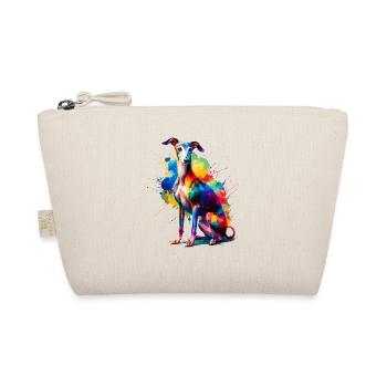 Colorful Splash Art Italian Greyhound Italian - Organic Pouch - nature - Front