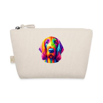 Colorful Pop Art Italian Spinone Italiano - Organic Pouch - nature - Front