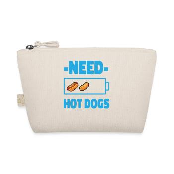 Hot Dog Adult Battery Need Hot - Organic Pouch - nature - Front