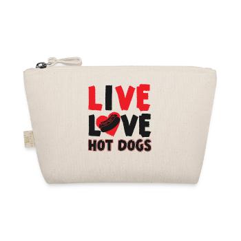 Hot Dog Adult Live Love Hot Dogs - Organic Pouch - nature - Front