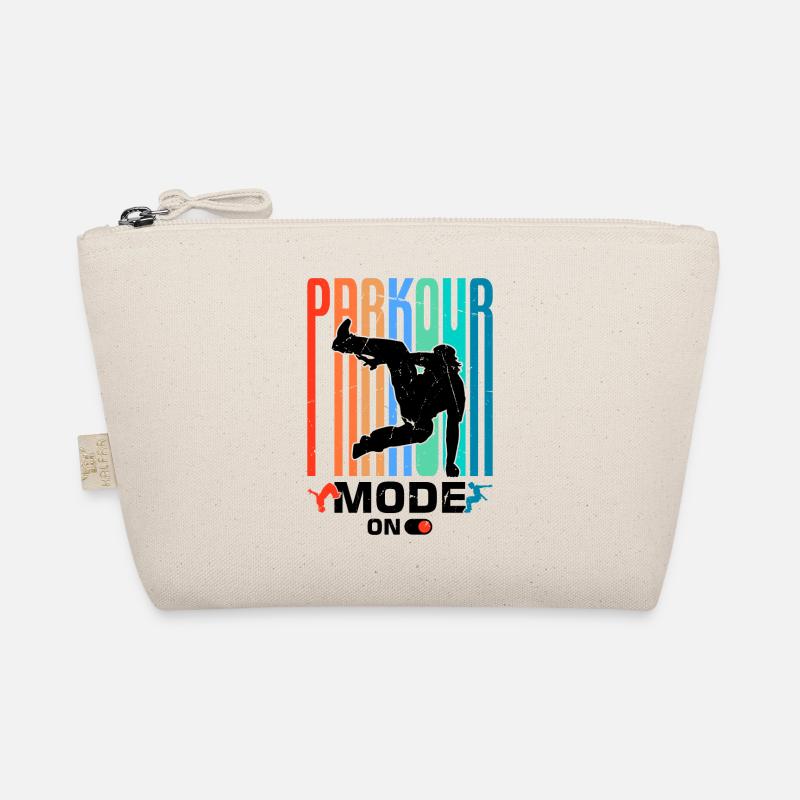 Funny parkour saying Organic Pouch