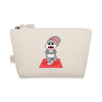 Rabbit Yoga Fitness Gymnastics - Organic Pouch - nature - Front
