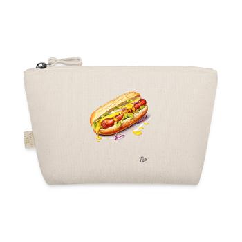 Mustard and a sausage in a bun: Hot dog - Organic Pouch - nature - Front