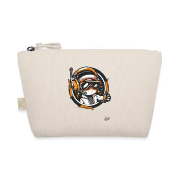 Space sci-fi type with headset and radio - Organic Pouch - nature - Front