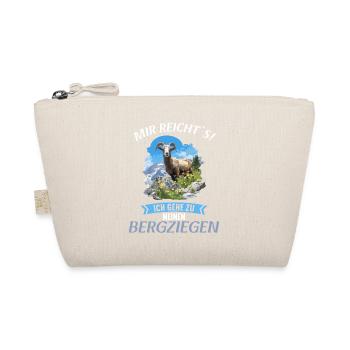 Alpine Goat Bergziegen Bergziege - Bio-Täschchen - Natur - Vorne