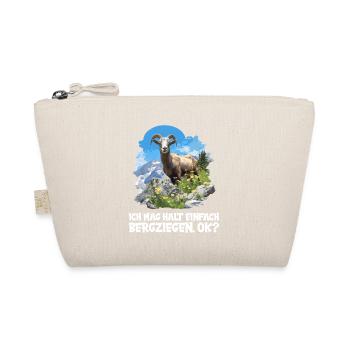 Alpine Goat Bergziegen Bergziege - Bio-Täschchen - Natur - Vorne