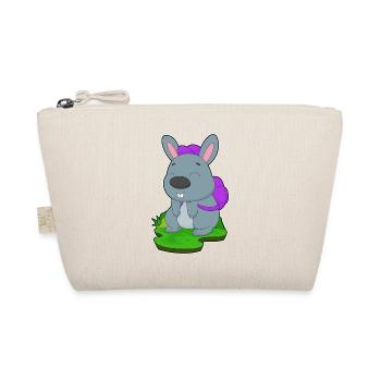 Bunny Student Backpack School - Organic Pouch - nature - Front