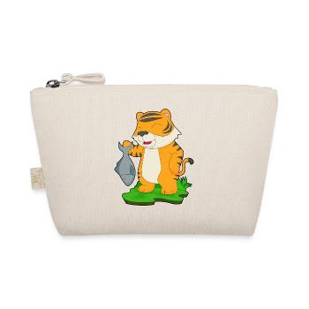 Tiger Angler Fish Fishing - Organic Pouch - nature - Front