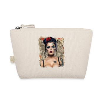 Pin Up Rock Ability Woman - Organic Pouch - nature - Front