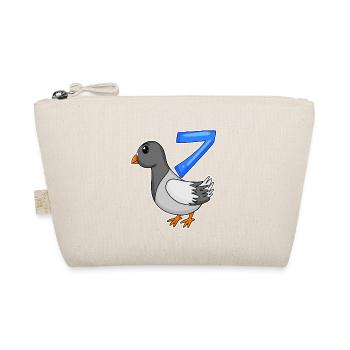 Motif Colombe 7ème Anniversaire - Sept ans - Trousse biologique - nature - Devant