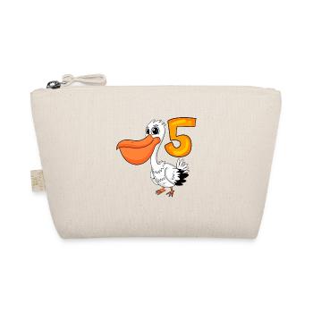 5ème anniversaire motif pélican - cinq ans - Trousse biologique - nature - Devant