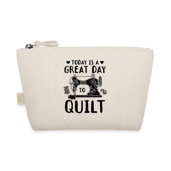 Aujourd’hui est un grand jour pour quilter - Sewing Lover Sewin - Trousse biologique - nature - Devant