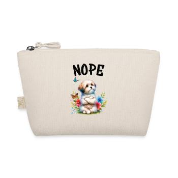 Havanese Lustiger Spruch Nope für Hundeliebhaber - Bio-Täschchen - Natur - Vorne