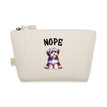 Havanese Nope Doggy Play of Colors - Organic Pouch - nature - Front