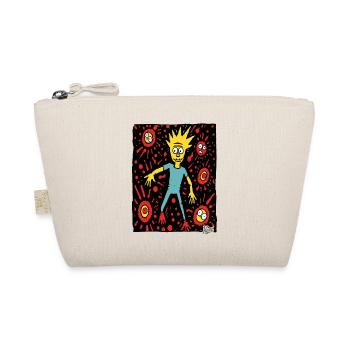 Monde de dessin animé abstrait fou et un garçon - Trousse biologique - nature - Devant