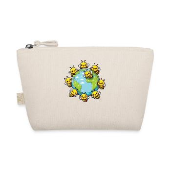 Save the Earth Bees Live Here Save The Bees - Organic Pouch - nature - Front