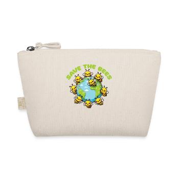 Save the Earth Bees Live Here Save The Bees - Organic Pouch - nature - Front
