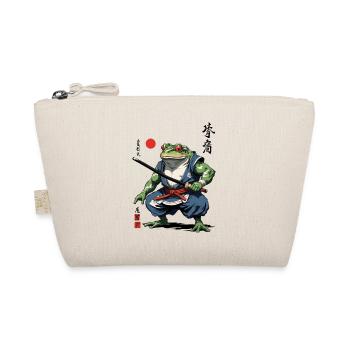Samouraï grenouille Vintage Ukiyo-e Style Artwork - Trousse biologique - nature - Devant