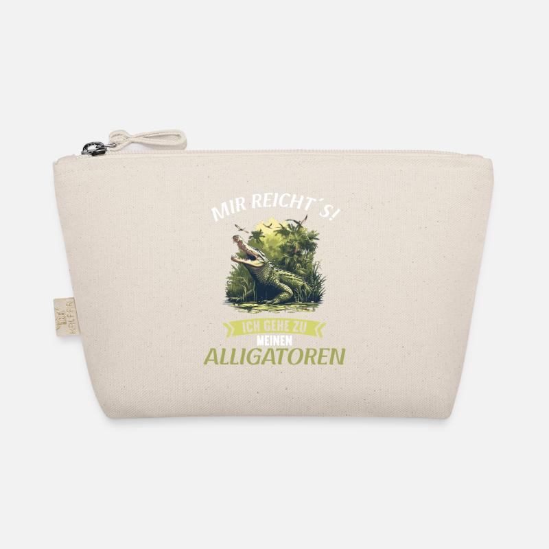Alligatoren Alligator - Bio-Täschchen - Natur